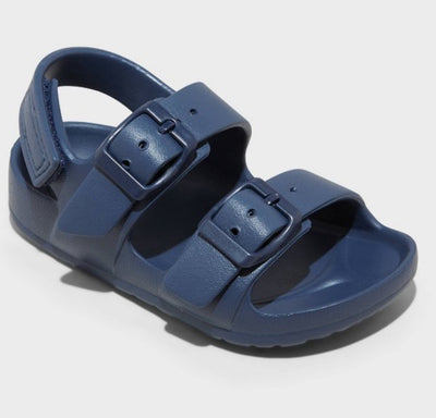 CJ Footbed Sandals, Navy