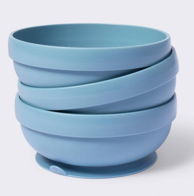 CI Suction Bowls, 3pk