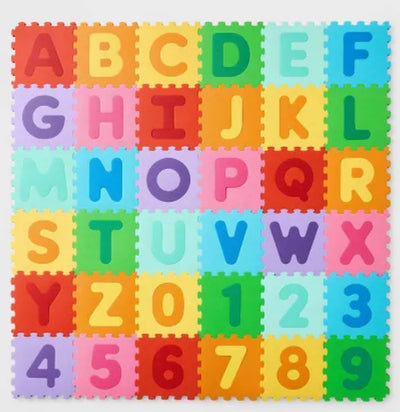 ABC Foam Mat, 36pcs