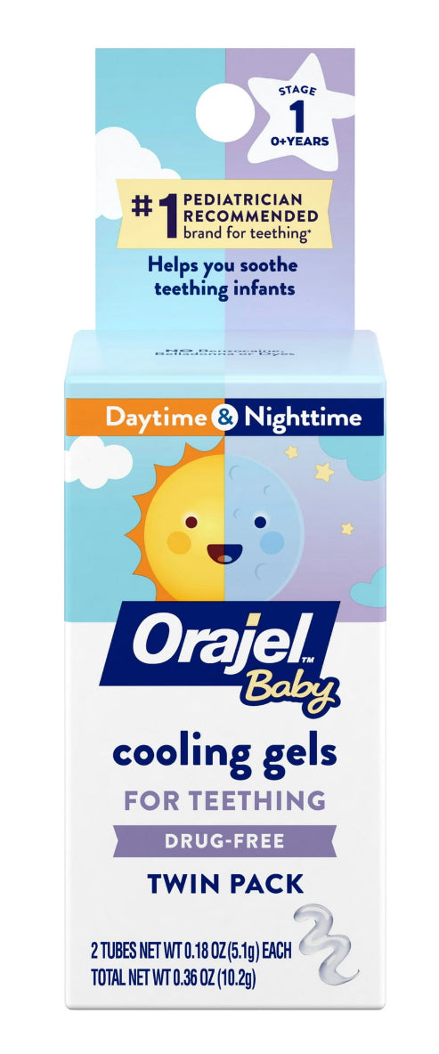 Orajel Baby Daytime & Nighttime Cooling Gels for Teething