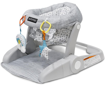 Summer Infant Learn-to-Sit 2-Position Floor Seat (Heather Gray)