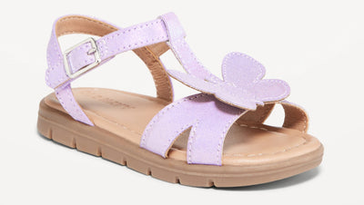 Purple Butterfly Sandals