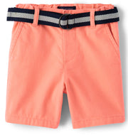 Baby Boy Belted Chino Shorts