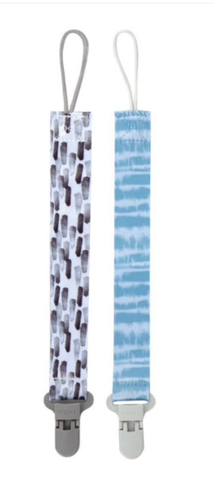 Nuby Pacifier Clips, 2pk