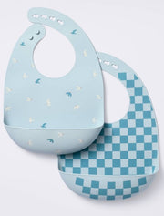CI Silicone Bibs, 2pk