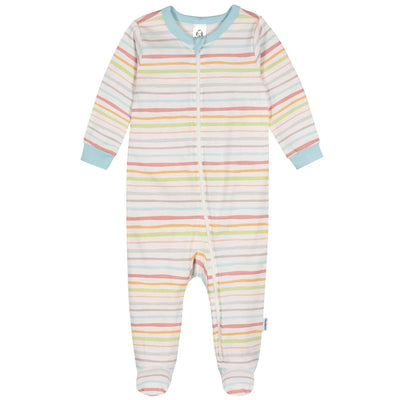 Baby Neutral Multi-Color Stripes Sleep N’ Plays