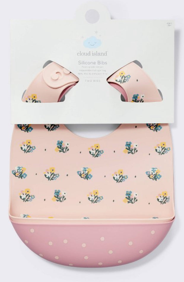 CI Silicone Bibs, 2pk
