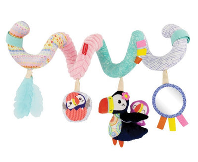Infantino Go Gaga! Spiral Activity Toy, Pink