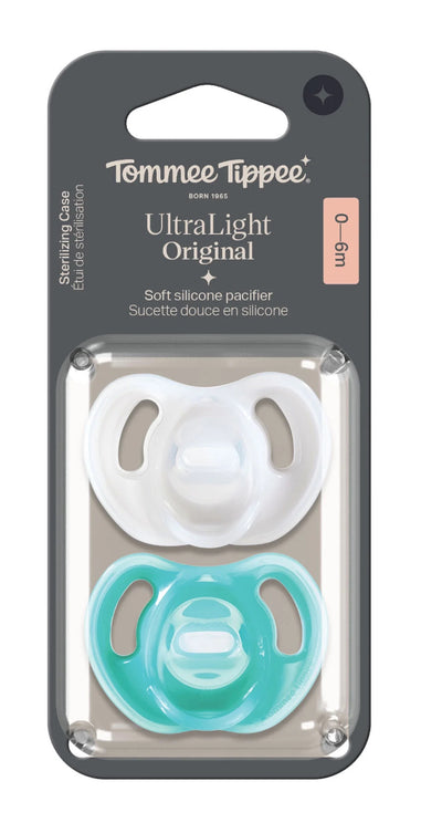 Tommee Tippee Ultra-light Pacifiers, 0-6 months, 2 pl