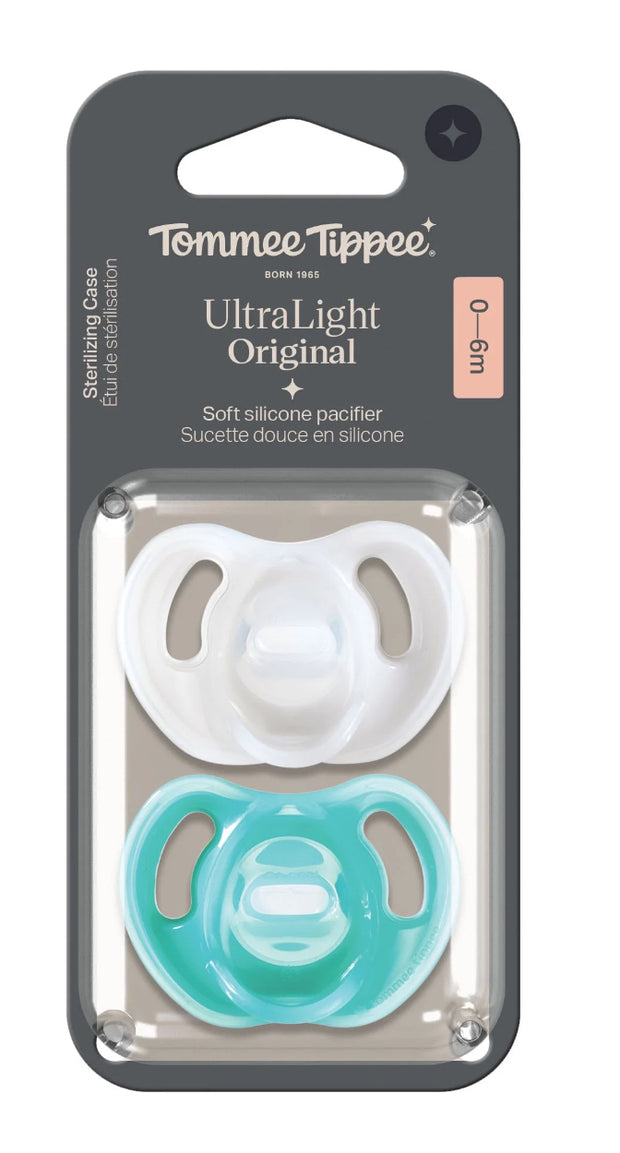 Tommee Tippee Ultra-light Pacifiers, 0-6 months, 2 pl