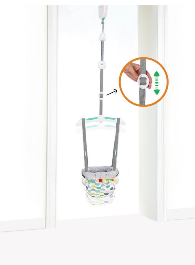 Bright Starts Taggies Door Jumper - Gray