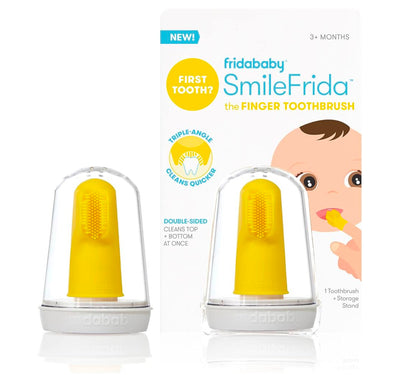 Frida Baby Baby's First Finger Toothbrush with Storage Case
