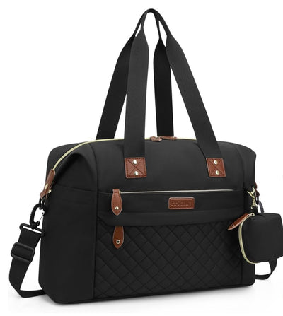 Baby Diaper Tote Bag, Black