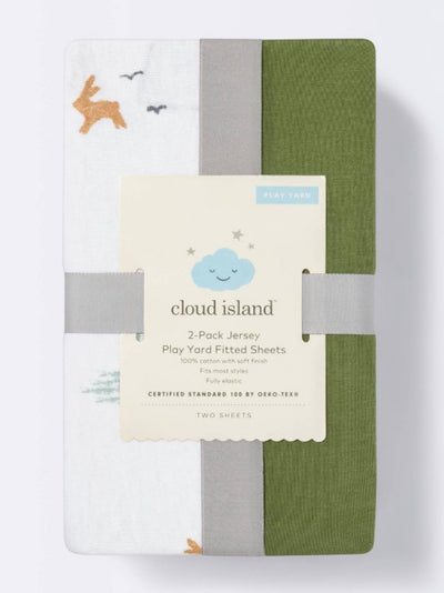 CI Pack N’ Play Sheet, Adventure Green - 2pk