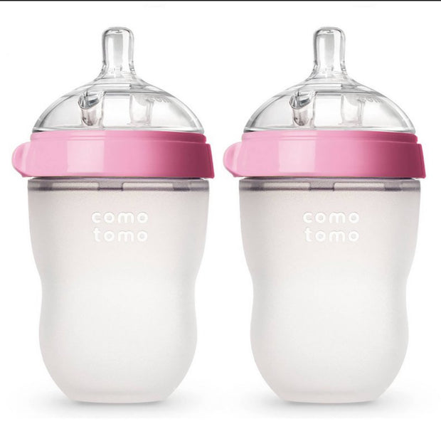 Comotomo Silicone Bottle, 2pk