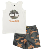 2Pc Logo Tank Top & Shorts Set