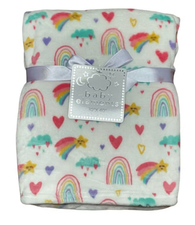 Rainbow Sky Plush Blanket