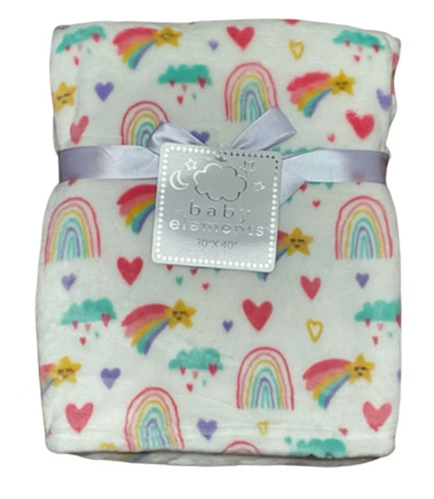 Rainbow Sky Plush Blanket