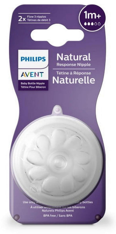 Philips Avent Natural Nipples, 2pk