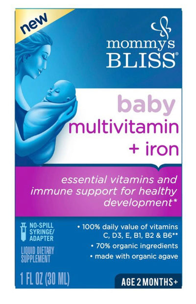 Mommy's Bliss Baby Multivitamin + Iron