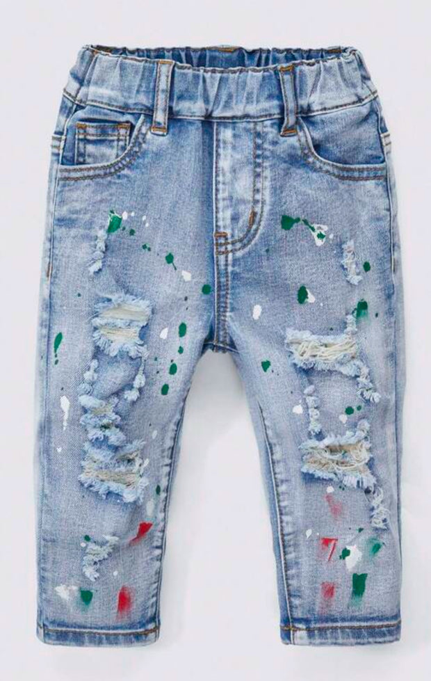 Distressed Baby Boy Jeans