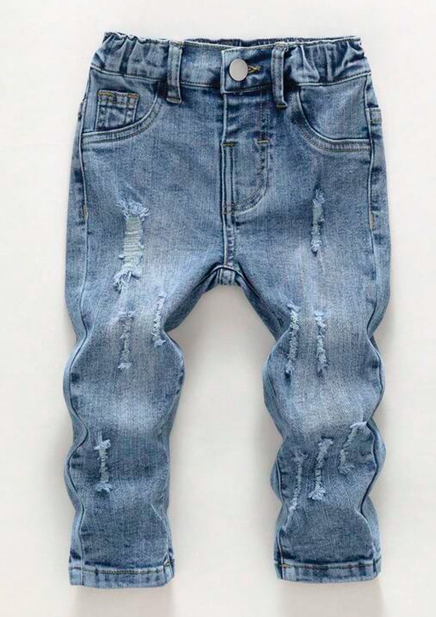 Lt. Washed Distressed Jeans