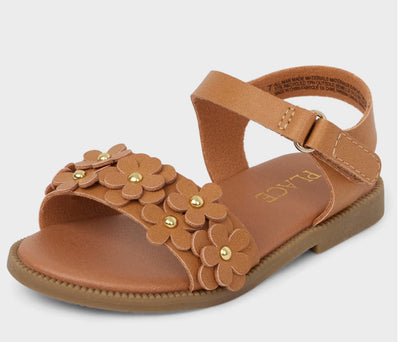 Jeweled Flower Sandals