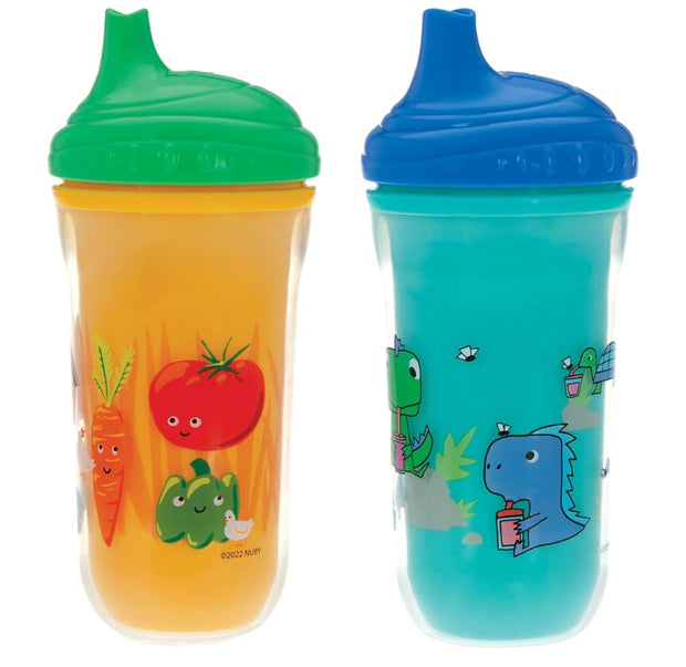 Nuby Easy Sip Insulated Hard Spout Cup, 2pk