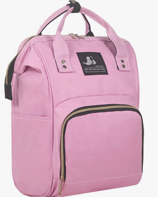 Baby Diaper Backpack, Pink