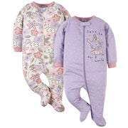 Baby Girl Sleep N’ Plays (2pk)