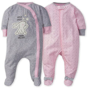 Baby Girl Sleep N’ Plays (2pk)