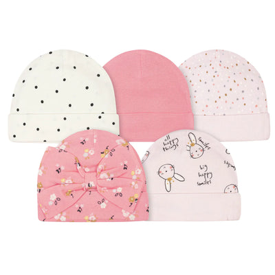 Gerber Girls Ballerina Caps, 4pk