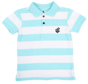 Stripe Pique Polo Shirt