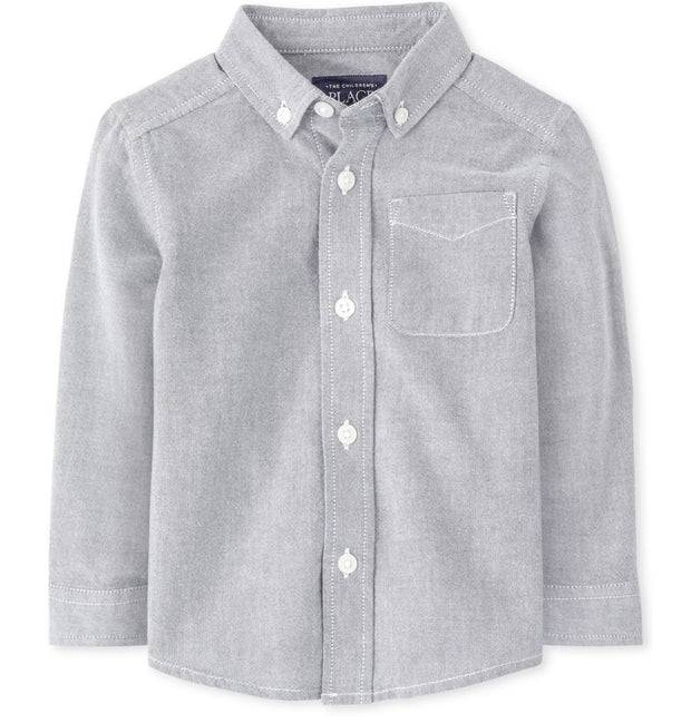 Gray Button Down Shirt