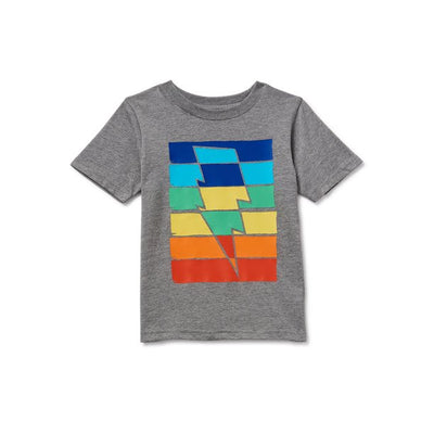 Multi-colored Lightning Bolt Tee